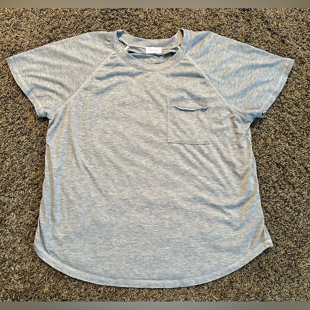 Pink Lily women’s pocket front T-Shirt